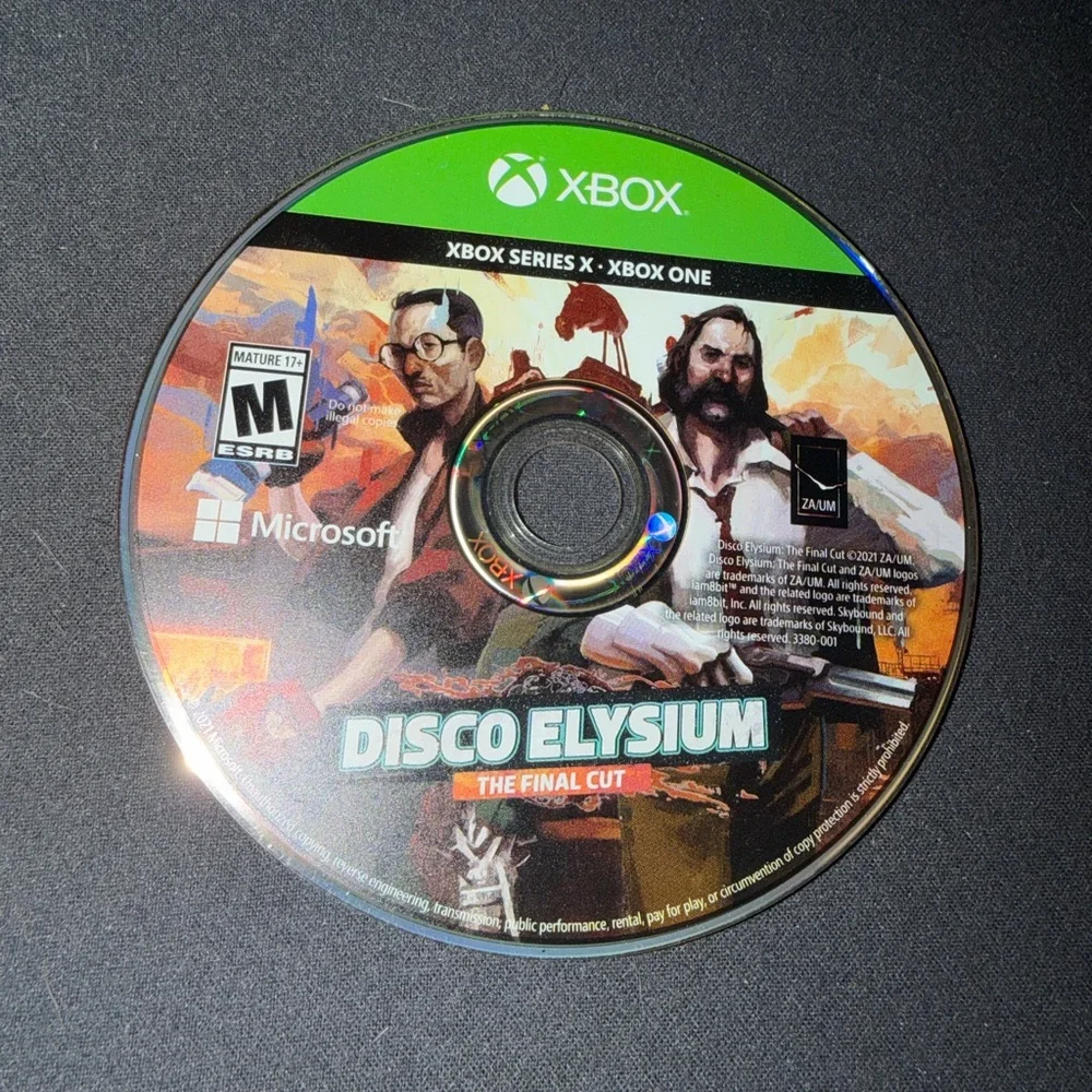Microsoft Xbox One/Series X Disco Elysium Video Game Rated M For Mature Used PO.